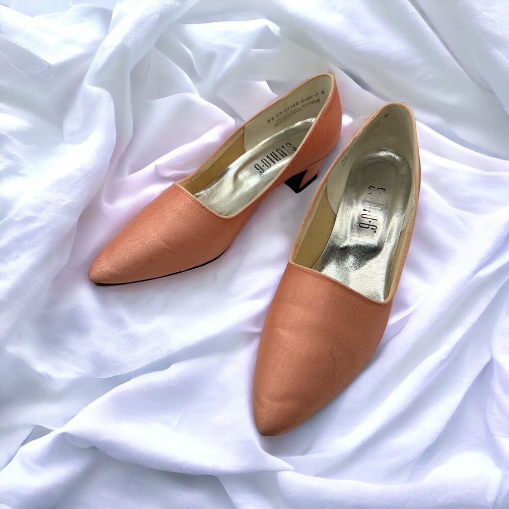 Studio 6 Formal Heels Pink Size 7 Wedding Prom Vintage